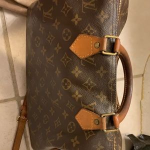 😻🧡Authentic Louis Vuitton Speedy 35 Bandouliere